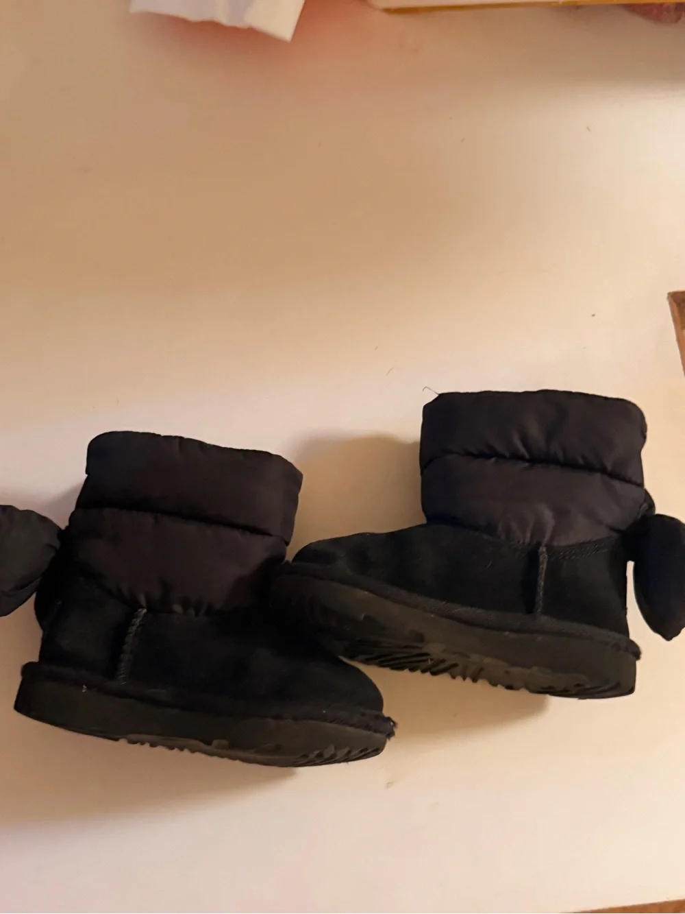 UGG Toddler Bailey Bow Boot - Black
